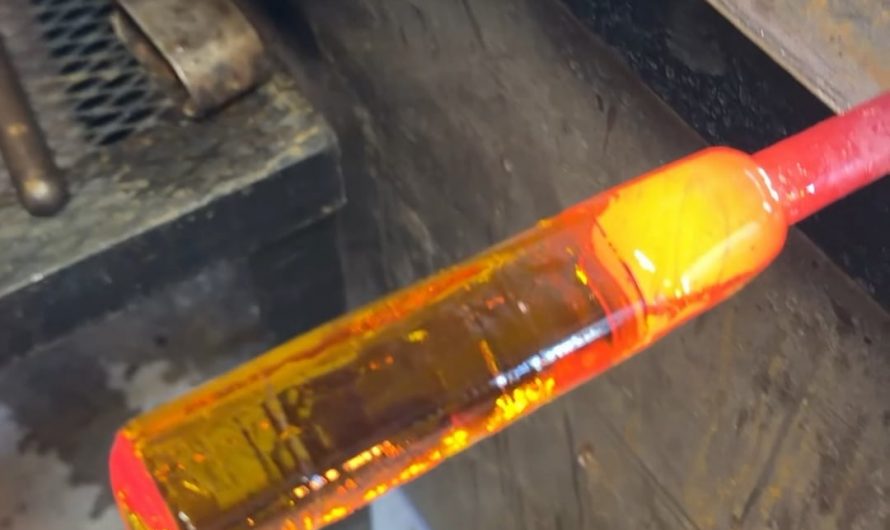 Making a heart out of glass