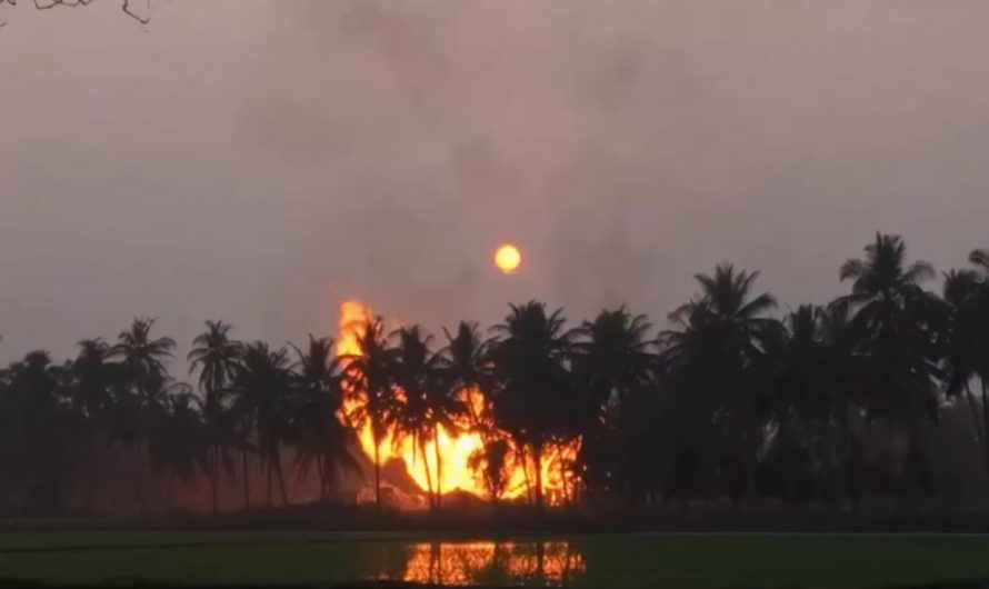 Massive gas leak in Andhra Pradesh, India.