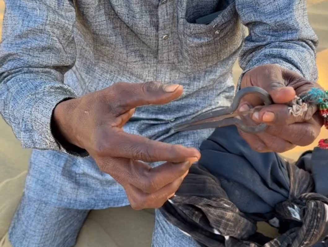 Morchang, a traditional instrument from Rajasthan, India.