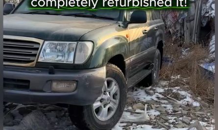 My boss gave me a 2005 Land Cruiser, and they completely refurbished it!