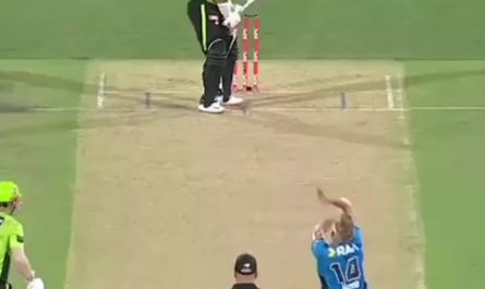 One handed crowd catch.