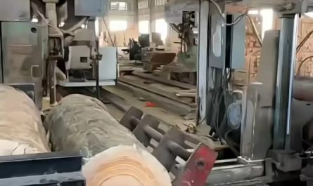 Operating Industrial Band Saw