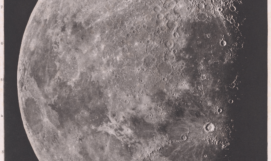 Photos of the Moon from 1894-96