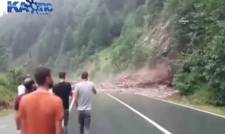 Powerful Landslide Sweeps Through Village