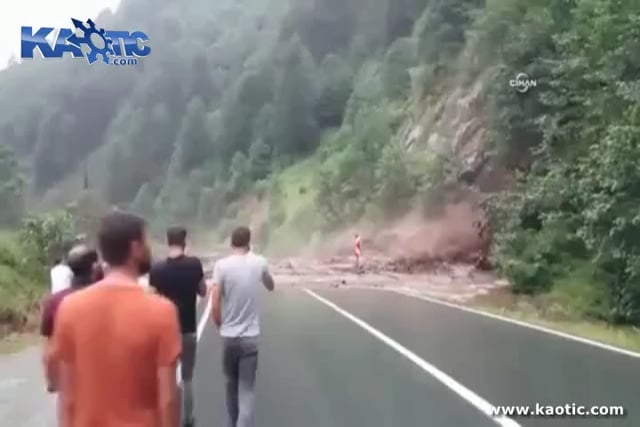 Powerful Landslide Sweeps Through Village