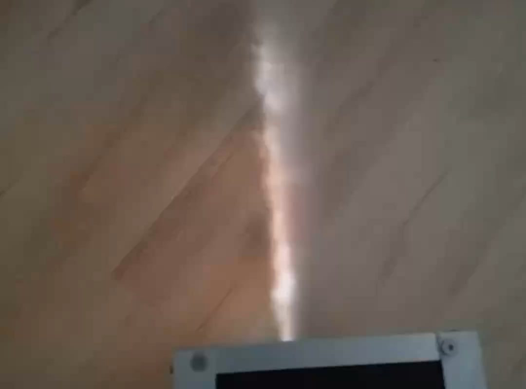 Projecting character holograms on haze created by a fog machine