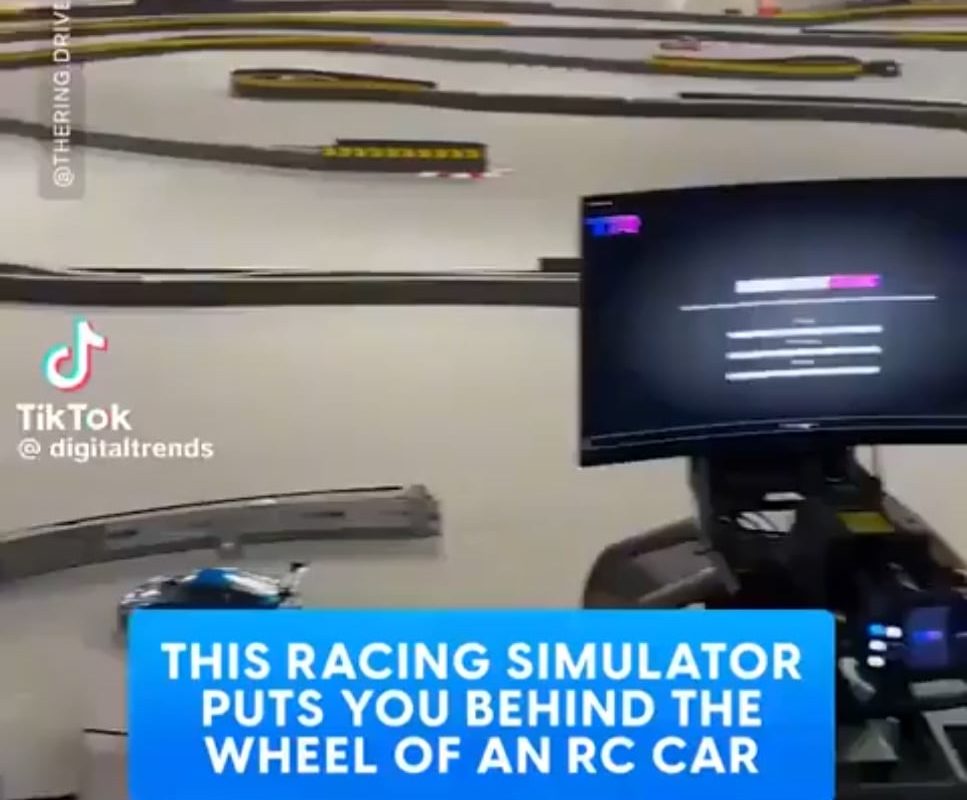 RC Car Simulator that puts the person behind the wheel on the race track