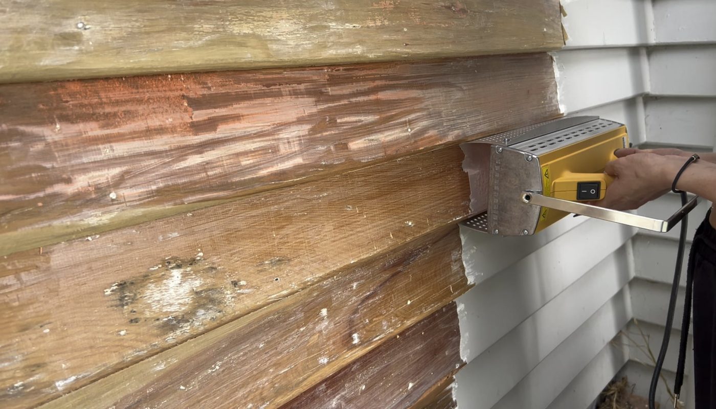 Removing paint from the outside of my home