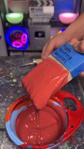 Satisfying Paint Brush-Off