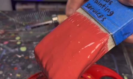 Satisfying Paint Brush-Off