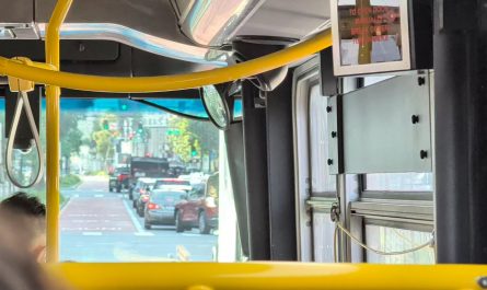Skipping traffic in the bus lane