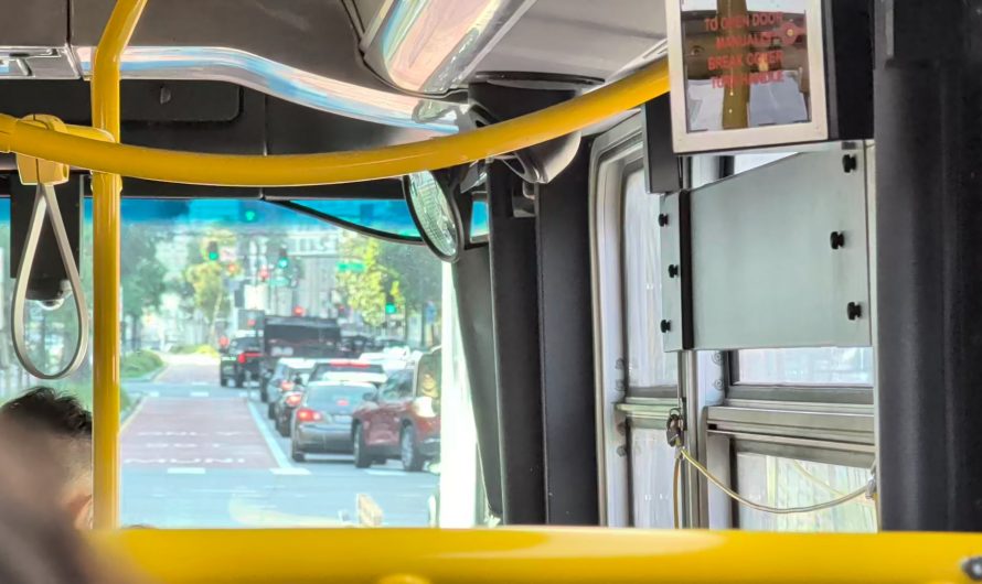 Skipping traffic in the bus lane