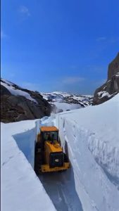 Snow removal in Norway