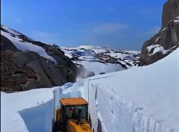 Snow removal in Norway