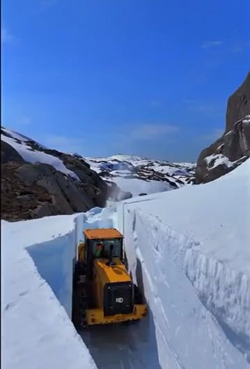 Snow removal in Norway