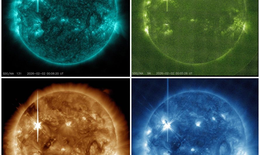 Solar flare X8.11 !!!! The AR4366 sunspot region has just triggered a phenomenal solar flare with a magnitude of X8.11, the third strongest in the current solar cycle! SDO sensors are saturated by such intensity.