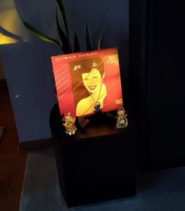 Sunset hits my album stand perfectly