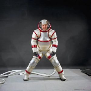 The Ax-3 prototype space suit in the 1970s.