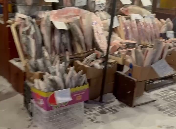 The coldest market in the world. Even at temperatures of -60 degrees, people trade on the street.