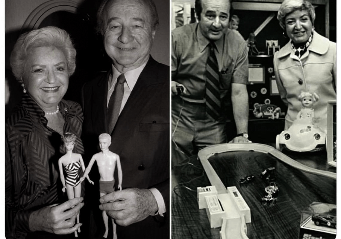 The creators of Barbie(1959) and Hot Wheels(1968) were husband and wife. Ruth Handler created Barbie in 1959, and Elliot Handler created Hot Wheels in 1968. They also named the dolls after their children Barbara and Kenneth. More than 1 Billion Barbies and 6 Billion Hot wheels have been sold so far.