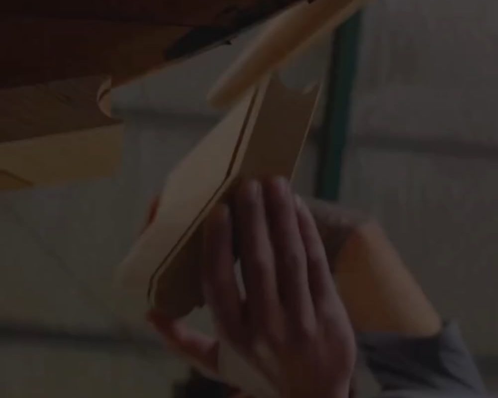 The final stave fits perfectly into place