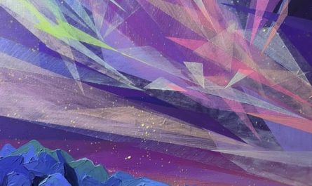 The magic of acrylic, lighting options for painting, lamp-UV lamp, darkness, directional side light