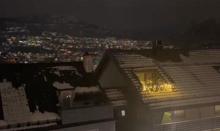 The mountains are singing in Bergen, Norway tonight