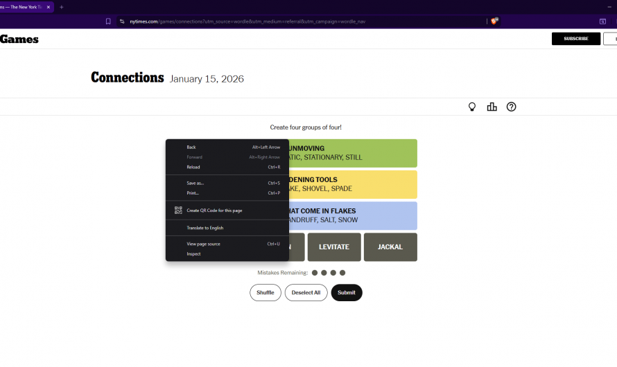 The right-click menu lines up exactly with the tiles