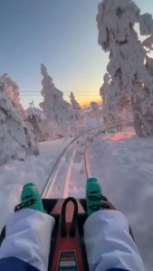 The view in Ruka, Finland!