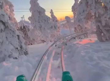 The view in Ruka, Finland!