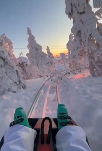 The view in Ruka, Finland!