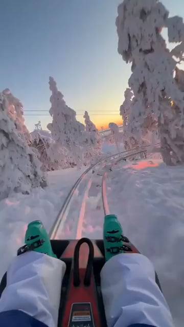 The view in Ruka, Finland!