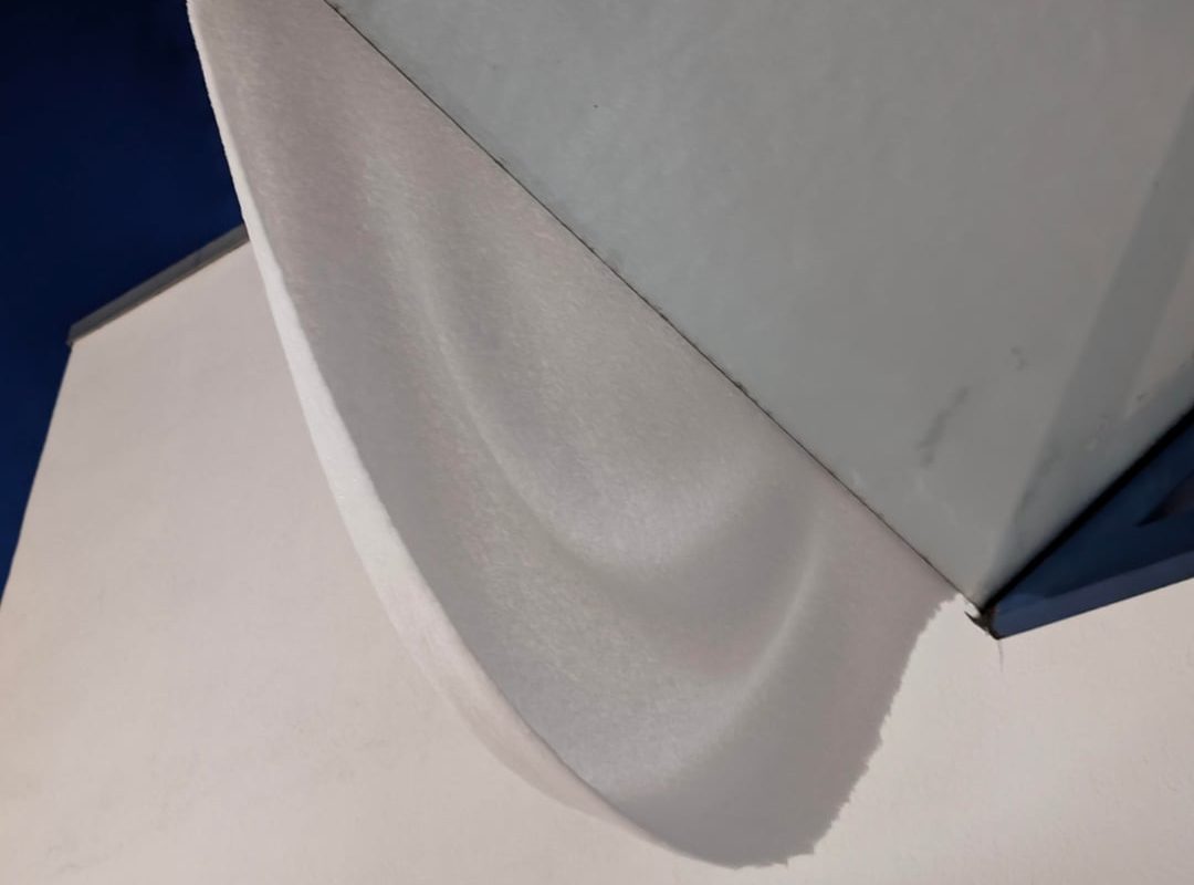 This layer of snow sled down really satisfying