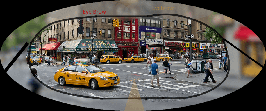 To latterwolf   This is how short sighted people with glasss see the world.