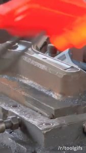 Trimming Forged Wrench Parts