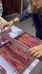 Turkish paper marbling (ebru)