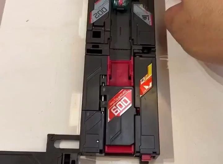 Two toy cars and track