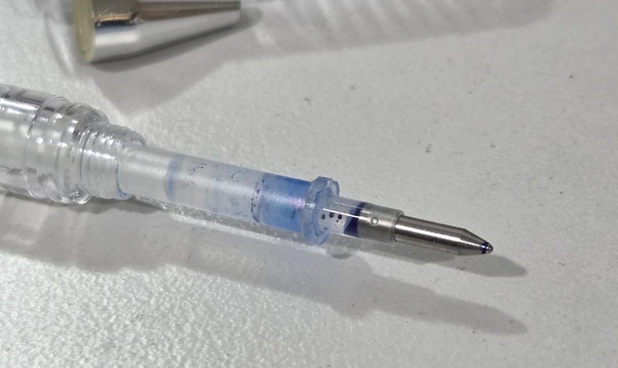 Used up my pen until the ink is finished without loosing it.