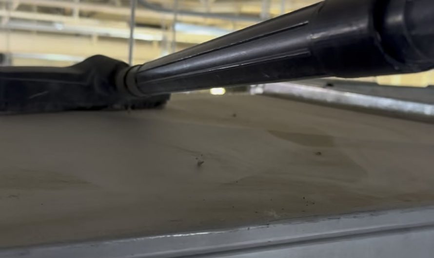 Vacuuming AC ductwork and static electricity is created making dust jump towards vacuum tube