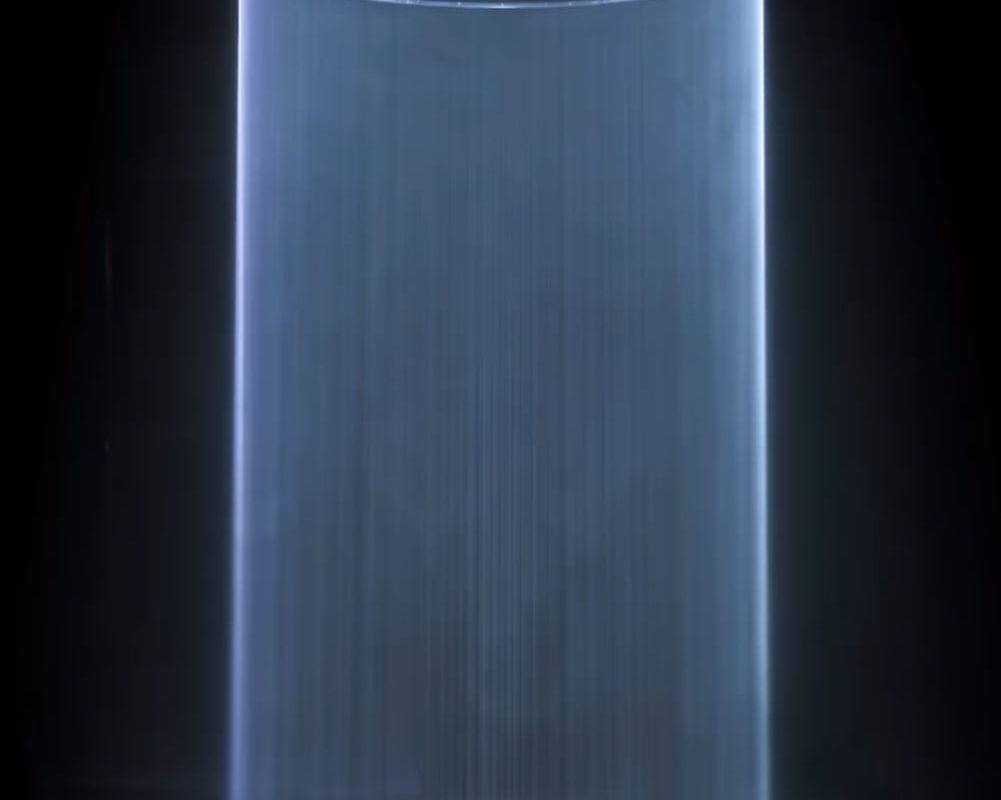 Walking through light that reacts to touch by lachlanturczan