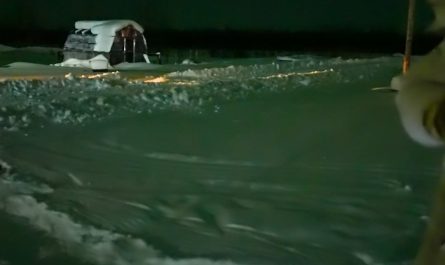 Watching a NASA sounding rocket launch last night from 100 miles away