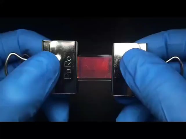 When mechanochromic photonic crystals are stretched or compressed, their nanoscale structure deforms, changing the spacing between layers and shifting the reflected light wavelength. This causes a visible color change, which is useful for visual strain sensing in wearables, smart bandages etc.