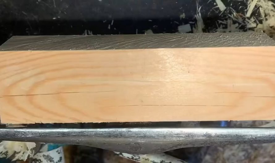 Wooden turning a male and female piece by eye