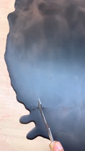 removing wax from a table