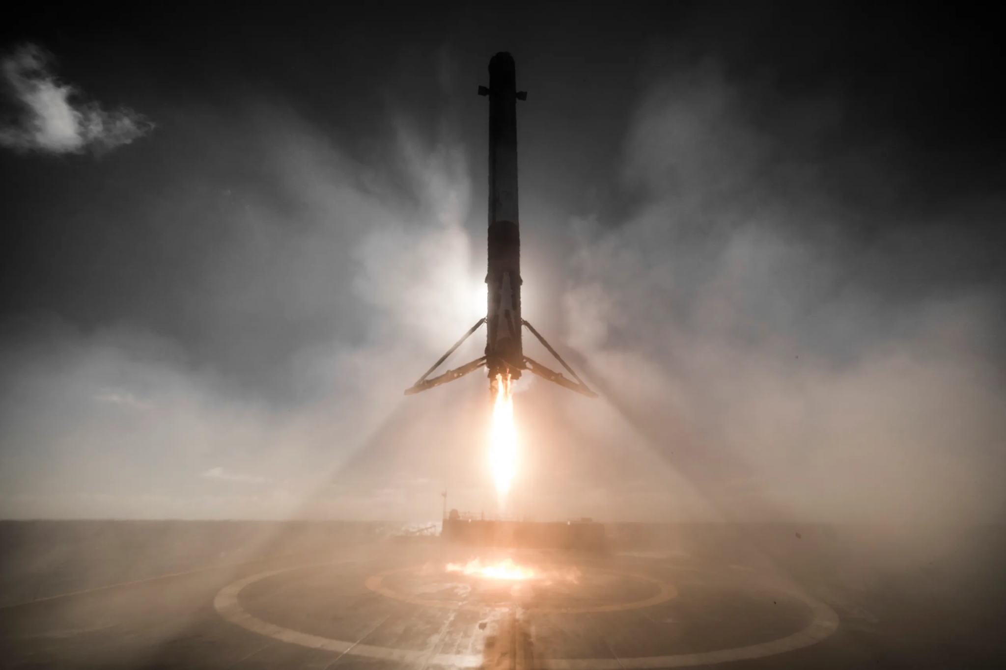 SpaceX Falcon 9 rocket landing