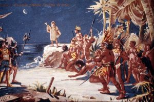 1504, stranded in Jamaica with a famished crew, Columbus faced a mutiny and a blockade of food supplies from the indigenous Arawak people. Using an almanac by astronomer Regiomontanus, Columbus predicted a total lunar eclipse.  When turned moon turned red, the terrified Arawak stopped the blockade.