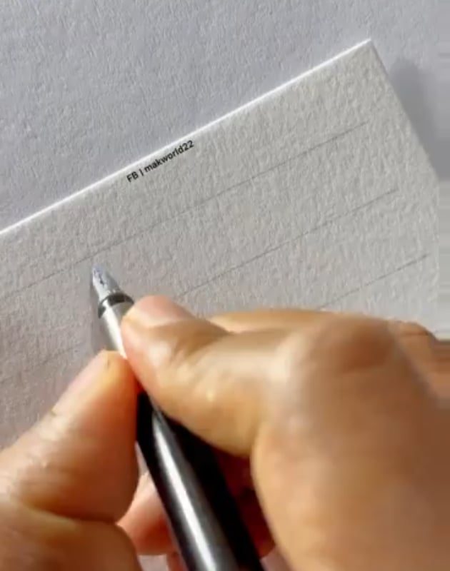 Writing with shadow letters