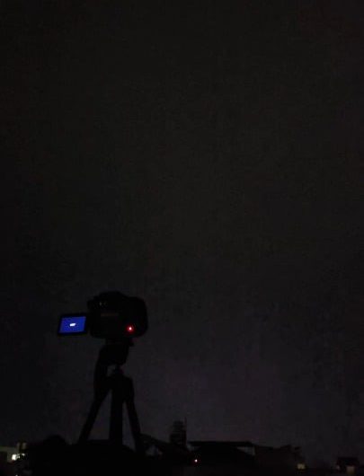 2 hours of intense lightening visualised in a single frame