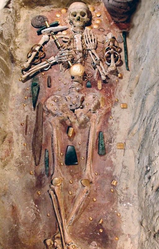 6,500 year old man found buried with the world's oldest gold - still no one knows who he was.