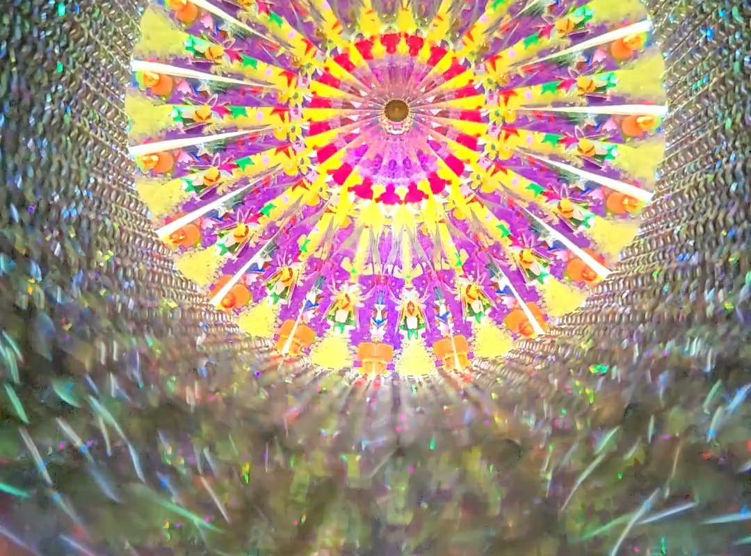 A 3D portal created by a kaleidoscope I made.